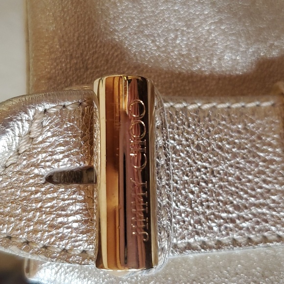 Jimmy Choo Metallic Silver Satchel - Picture 6 of 16